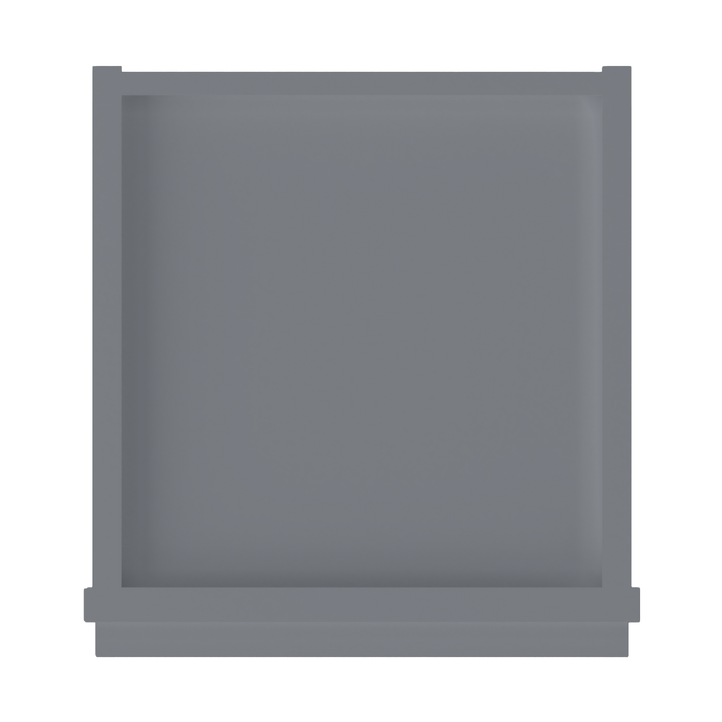 Wall Kitchen Cabinet W1236 Colonial Gray LessCare 12 in. width 36 in. height 12 in. depth - Kitchen Cabinets