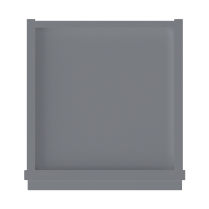 Wall Kitchen Cabinet W1236 Colonial Gray LessCare 12 in. width 36 in. height 12 in. depth - Kitchen Cabinets