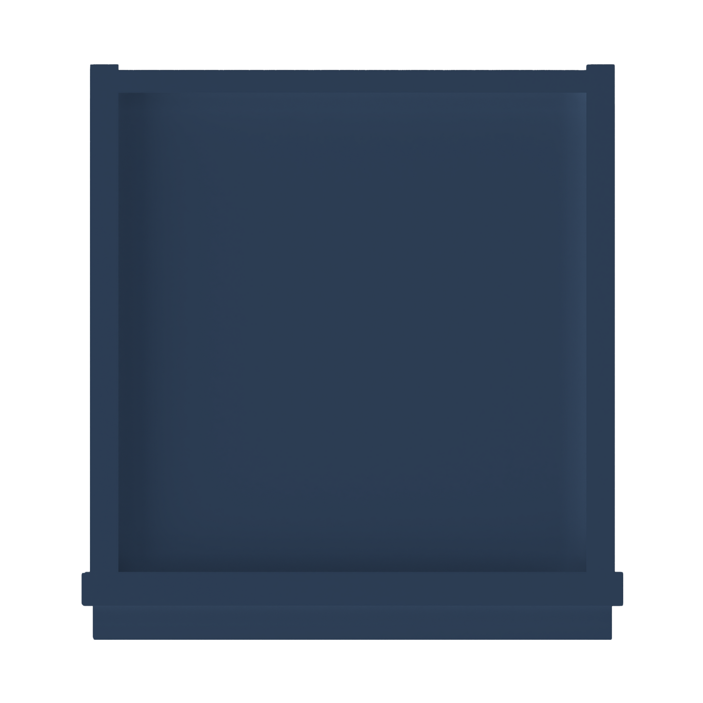 Wall Kitchen Cabinet W1236 Danbury Blue LessCare 12 in. width 36 in. height 12 in. depth - Kitchen Cabinets