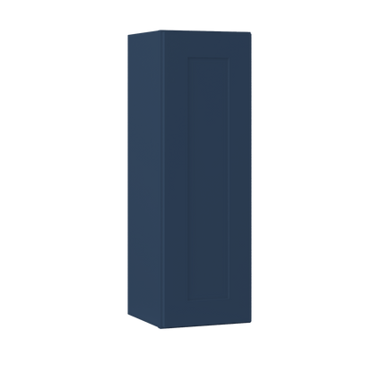 Wall Kitchen Cabinet W1236 Danbury Blue LessCare 12 in. width 36 in. height 12 in. depth - Kitchen Cabinets