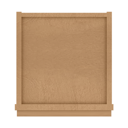 Wall Kitchen Cabinet W1236 Shaker Toffee LessCare 12 in. width 36 in. height 12 in. depth - Kitchen Cabinets