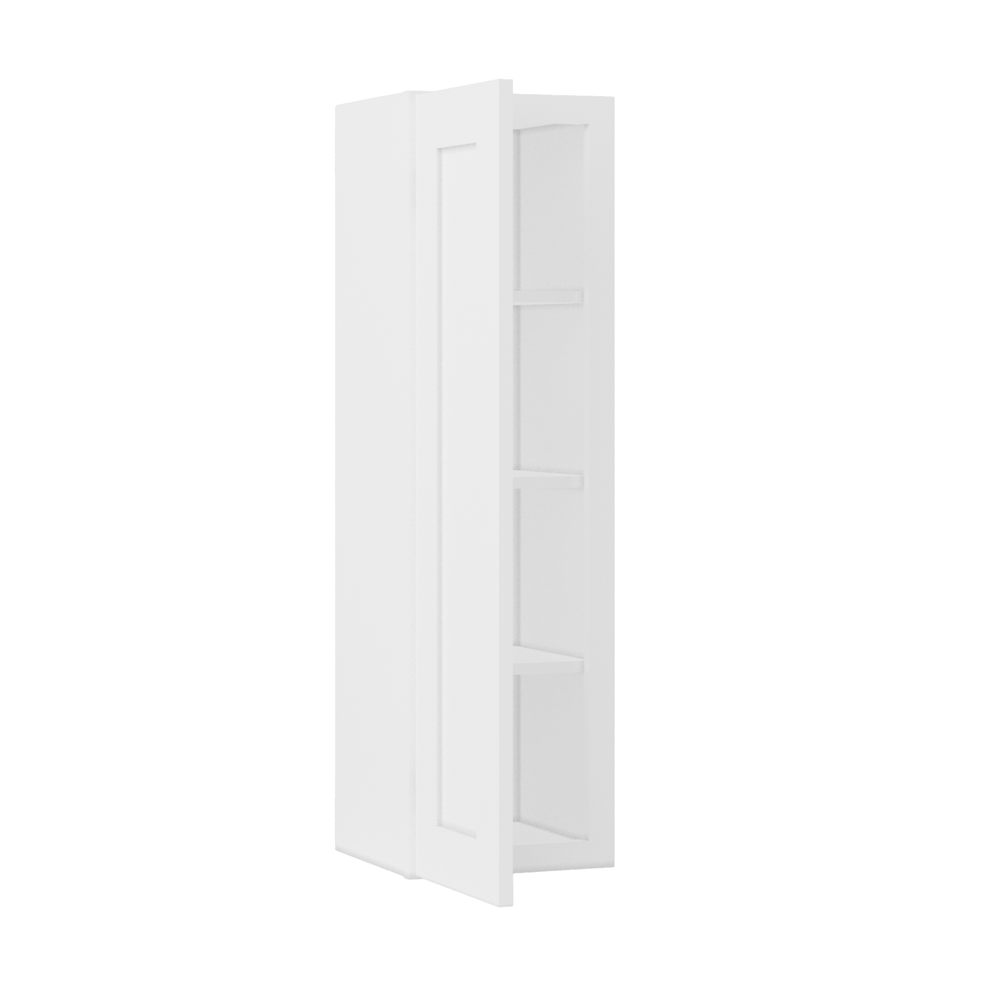 Wall Kitchen Cabinet W1242 Alpina White LessCare 12 in. width 42 in. height 12 in. depth - Kitchen Cabinets