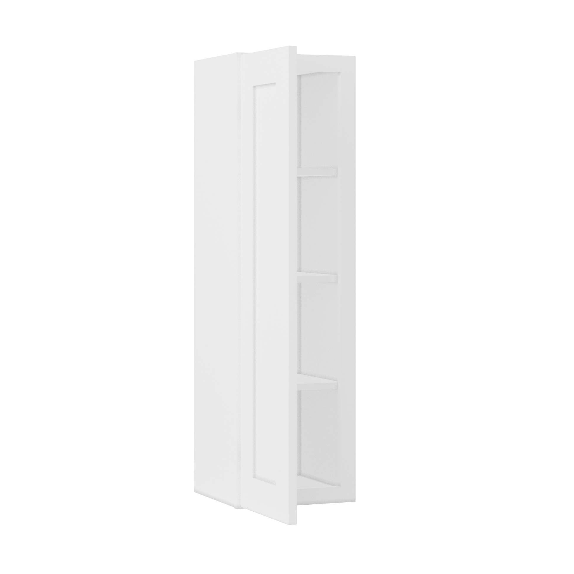 Wall Kitchen Cabinet W1242 Alpina White LessCare 12 in. width 42 in. height 12 in. depth - Kitchen Cabinets
