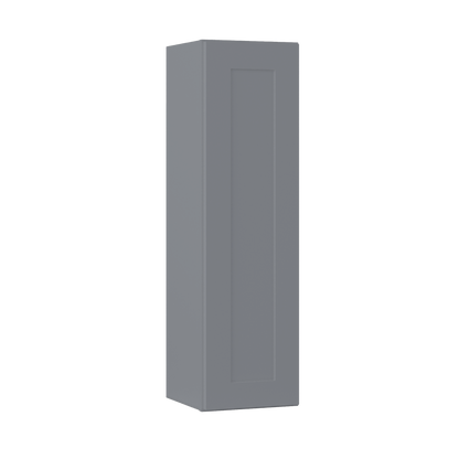 Wall Kitchen Cabinet W1242 Colonial Gray LessCare 12 in. width 42 in. height 12 in. depth - Kitchen Cabinets