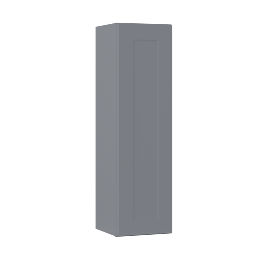Wall Kitchen Cabinet W1242 Colonial Gray LessCare 12 in. width 42 in. height 12 in. depth - Kitchen Cabinets