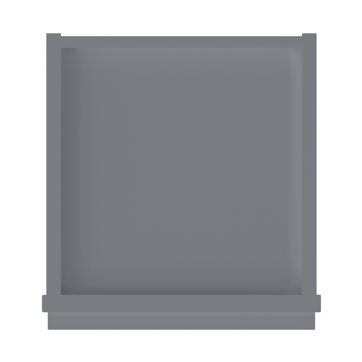 Wall Kitchen Cabinet W1242 Colonial Gray LessCare 12 in. width 42 in. height 12 in. depth - Kitchen Cabinets