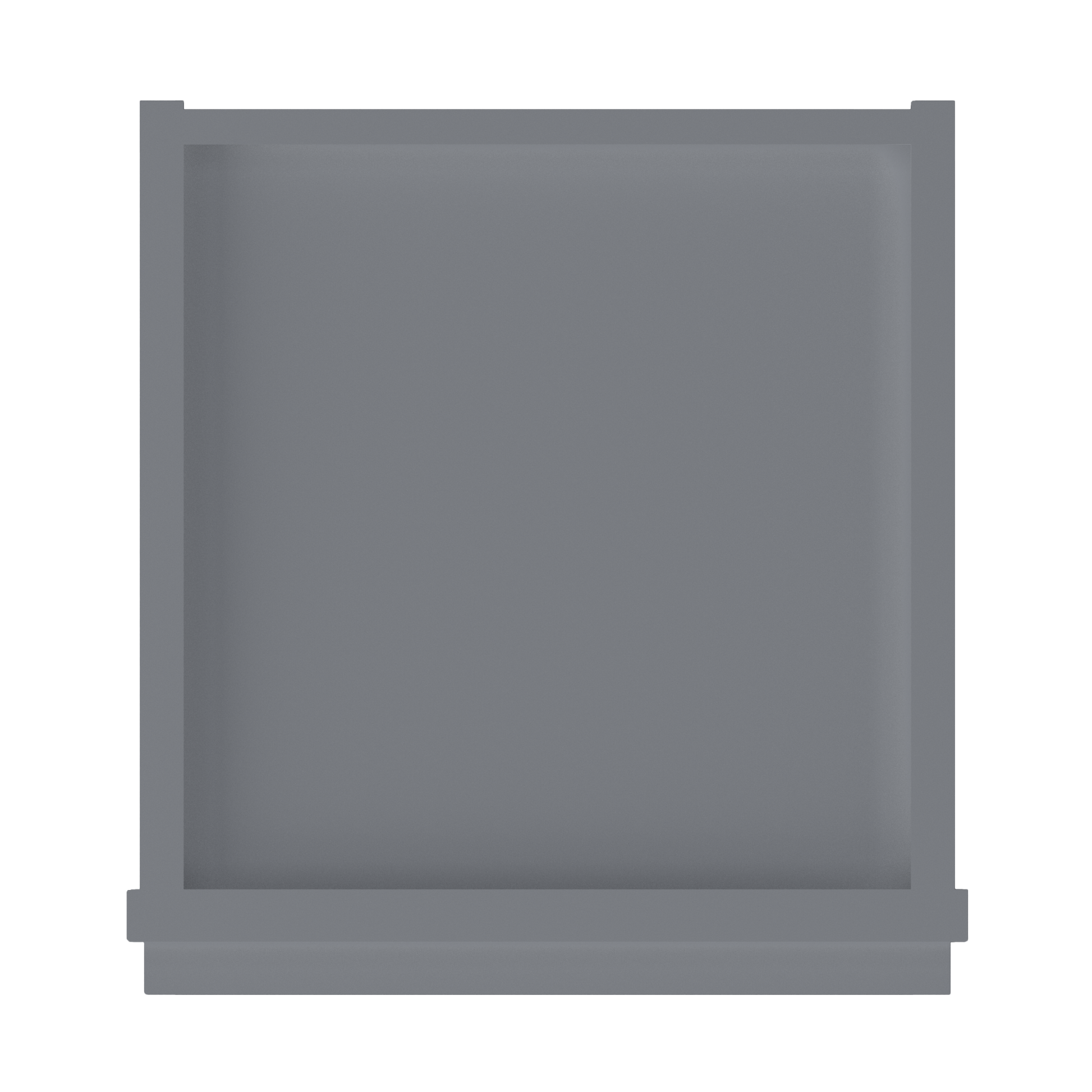 Wall Kitchen Cabinet W1242 Colonial Gray LessCare 12 in. width 42 in. height 12 in. depth - Kitchen Cabinets
