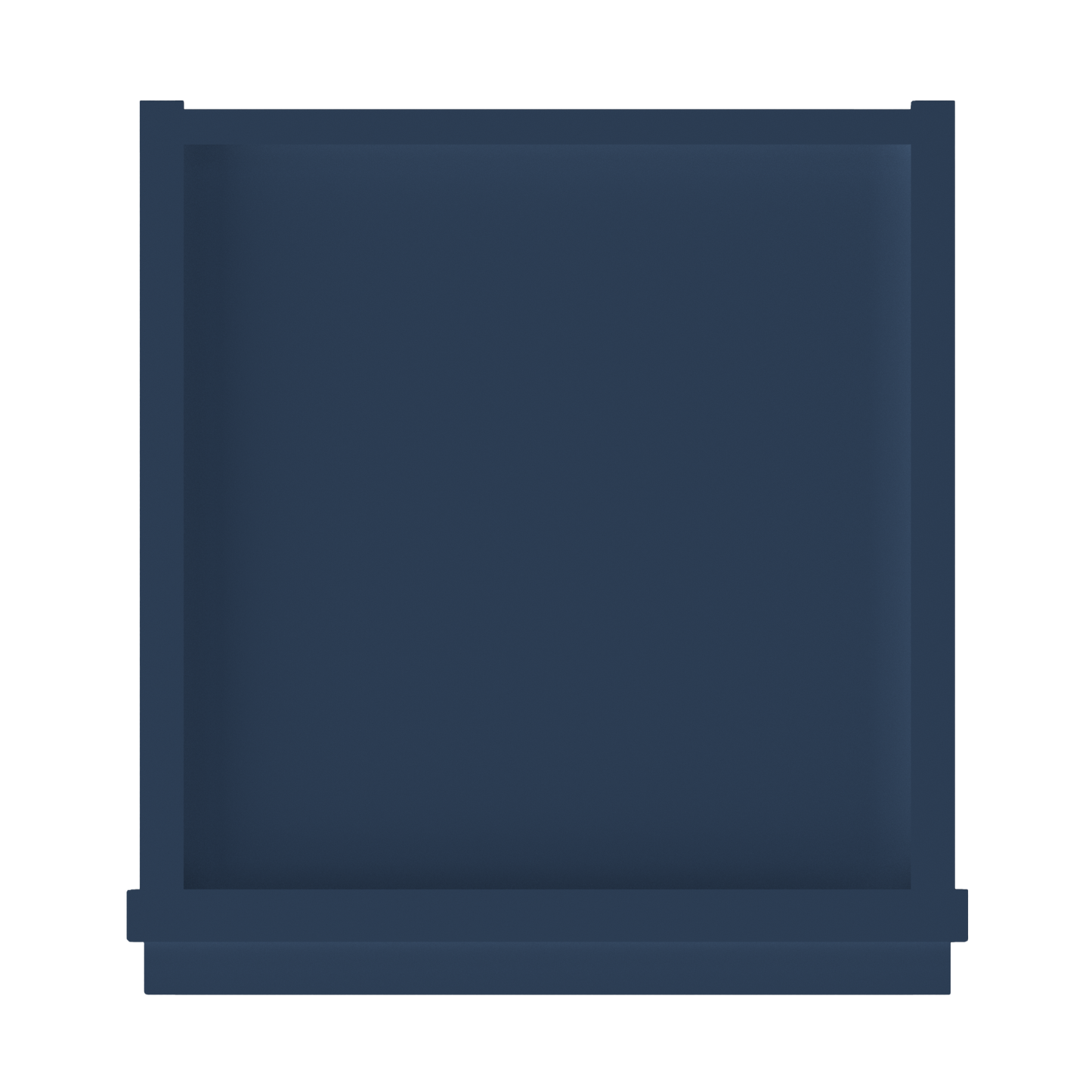 Wall Kitchen Cabinet W1242 Danbury Blue LessCare 12 in. width 42 in. height 12 in. depth - Kitchen Cabinets