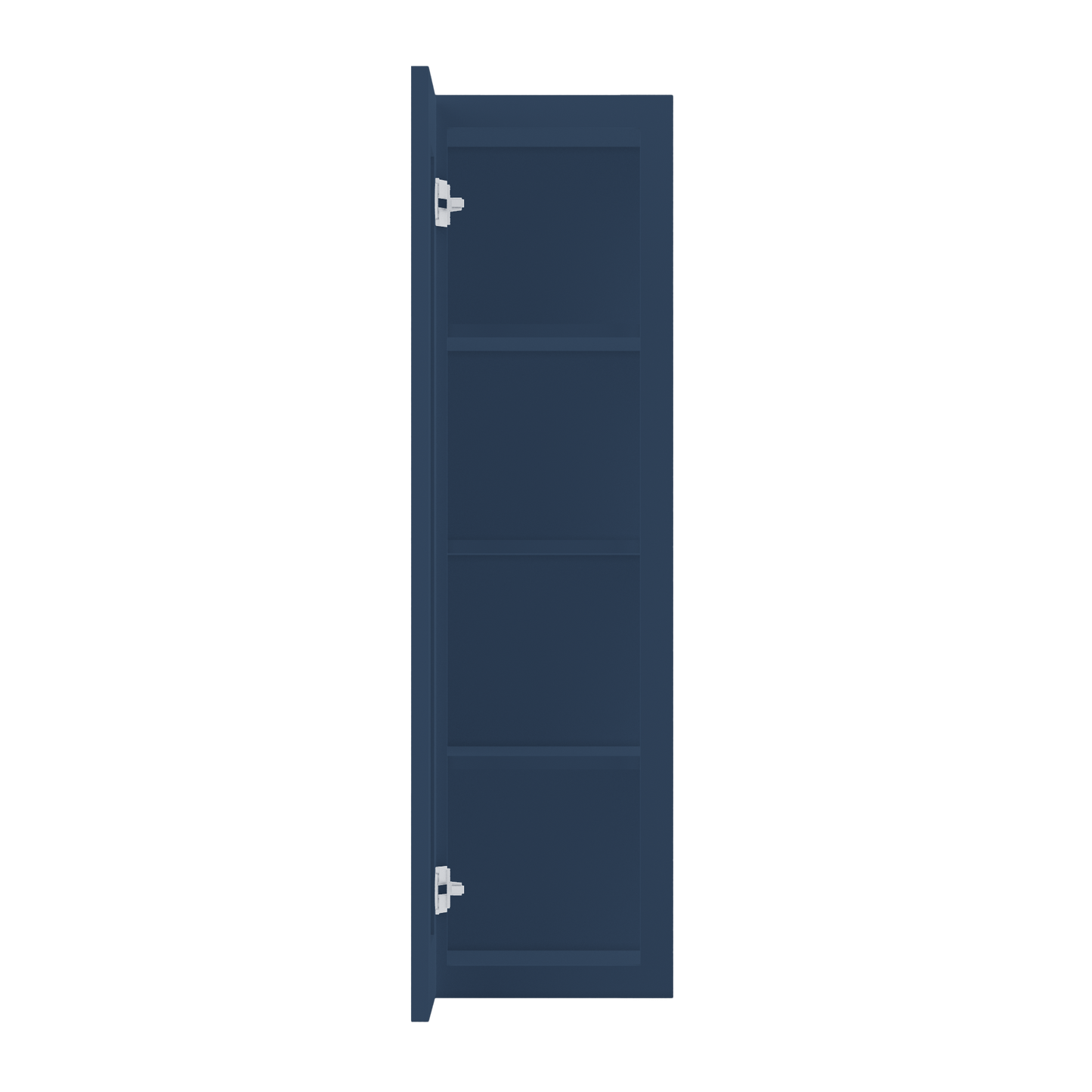 Wall Kitchen Cabinet W1242 Danbury Blue LessCare 12 in. width 42 in. height 12 in. depth - Kitchen Cabinets