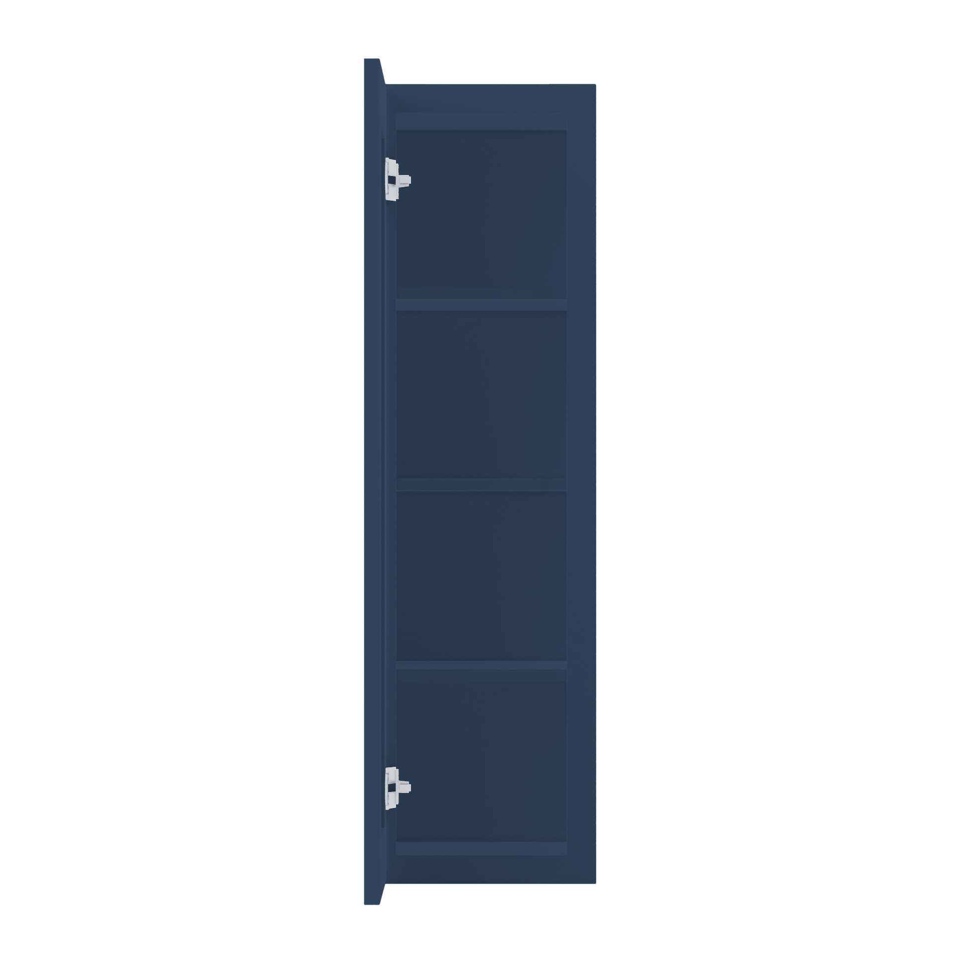 Wall Kitchen Cabinet W1242 Danbury Blue LessCare 12 in. width 42 in. height 12 in. depth - Kitchen Cabinets