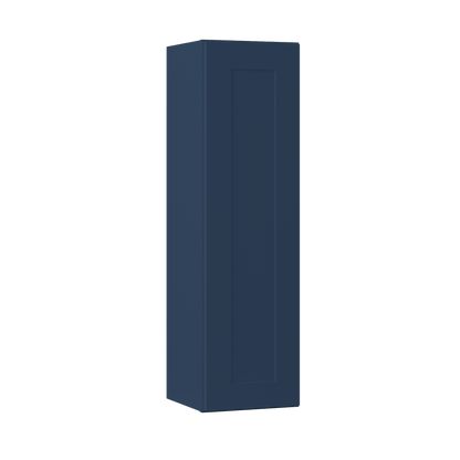 Wall Kitchen Cabinet W1242 Danbury Blue LessCare 12 in. width 42 in. height 12 in. depth - Kitchen Cabinets