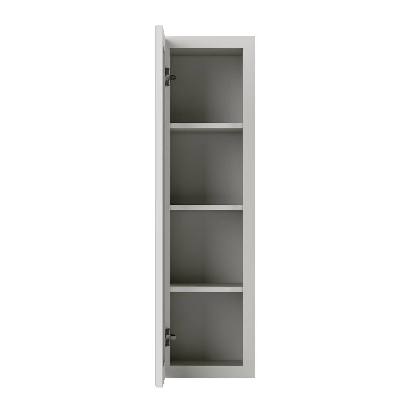 Wall Kitchen Cabinet W1242 Milan Pearl 12 in. width 42 in. height 12 in. depth - Kitchen Cabinets