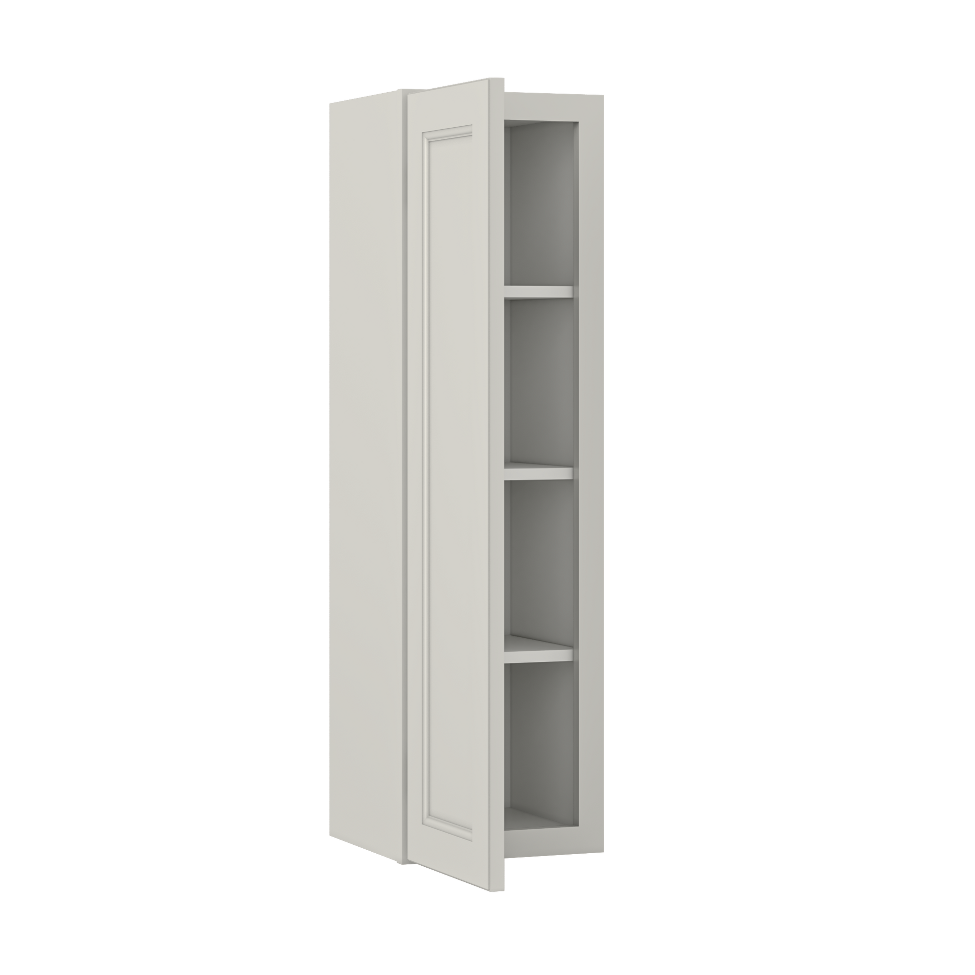 Wall Kitchen Cabinet W1242 Milan Pearl 12 in. width 42 in. height 12 in. depth - Kitchen Cabinets