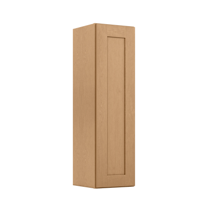 Wall Kitchen Cabinet W1242 Shaker Toffee LessCare 12 in. width 42 in. height 12 in. depth - Kitchen Cabinets