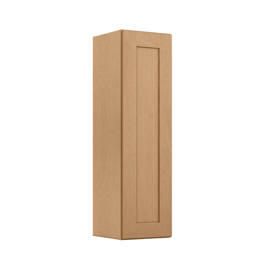 Wall Kitchen Cabinet W1242 Shaker Toffee LessCare 12 in. width 42 in. height 12 in. depth - Kitchen Cabinets