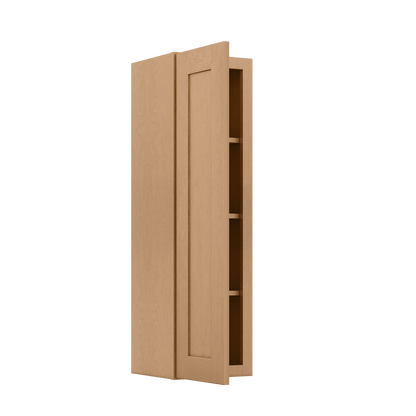 Wall Kitchen Cabinet W1242 Shaker Toffee LessCare 12 in. width 42 in. height 12 in. depth - Kitchen Cabinets