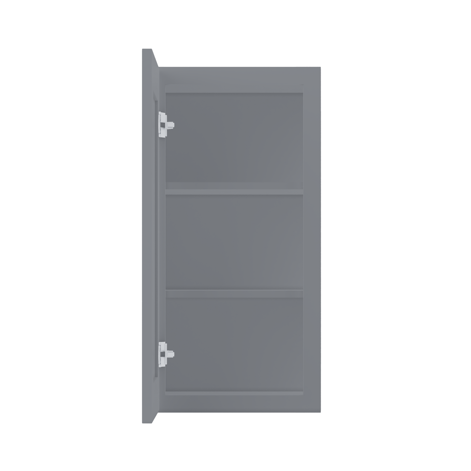 Wall Kitchen Cabinet W1530 Colonial Gray LessCare 15 in. width 30 in. height 12 in. depth - Kitchen Cabinets