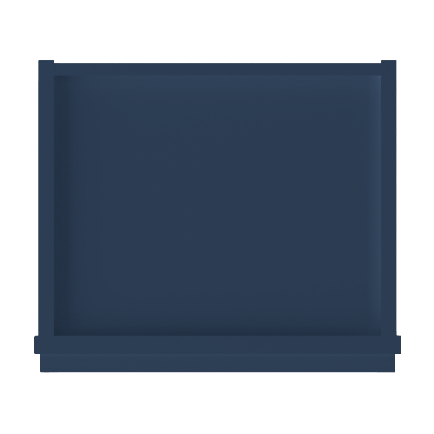 Wall Kitchen Cabinet W1530 Danbury Blue LessCare 15 in. width 30 in. height 12 in. depth - Kitchen Cabinets