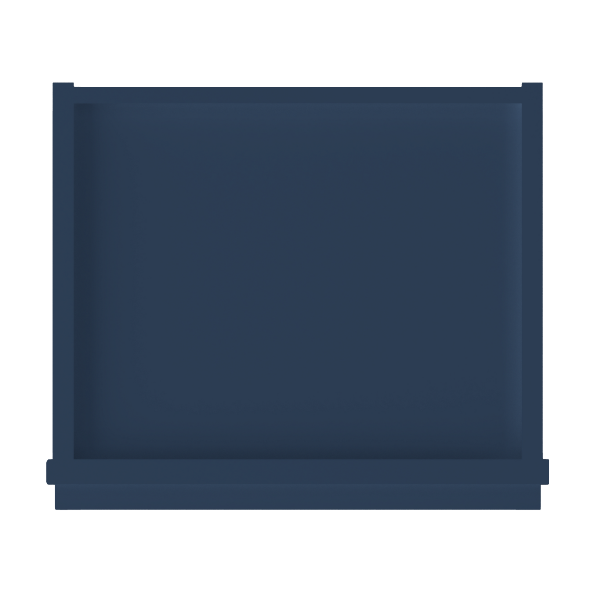 Wall Kitchen Cabinet W1530 Danbury Blue LessCare 15 in. width 30 in. height 12 in. depth - Kitchen Cabinets