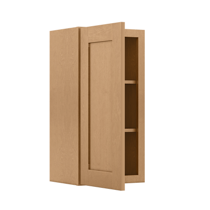 Wall Kitchen Cabinet W1530 Shaker Toffee LessCare 15 in. width 30 in. height 12 in. depth - Kitchen Cabinets