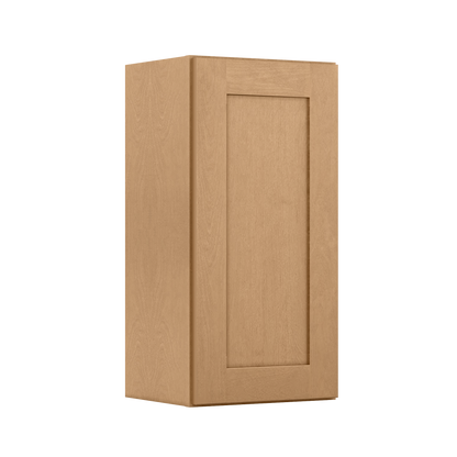 Wall Kitchen Cabinet W1530 Shaker Toffee LessCare 15 in. width 30 in. height 12 in. depth - Kitchen Cabinets