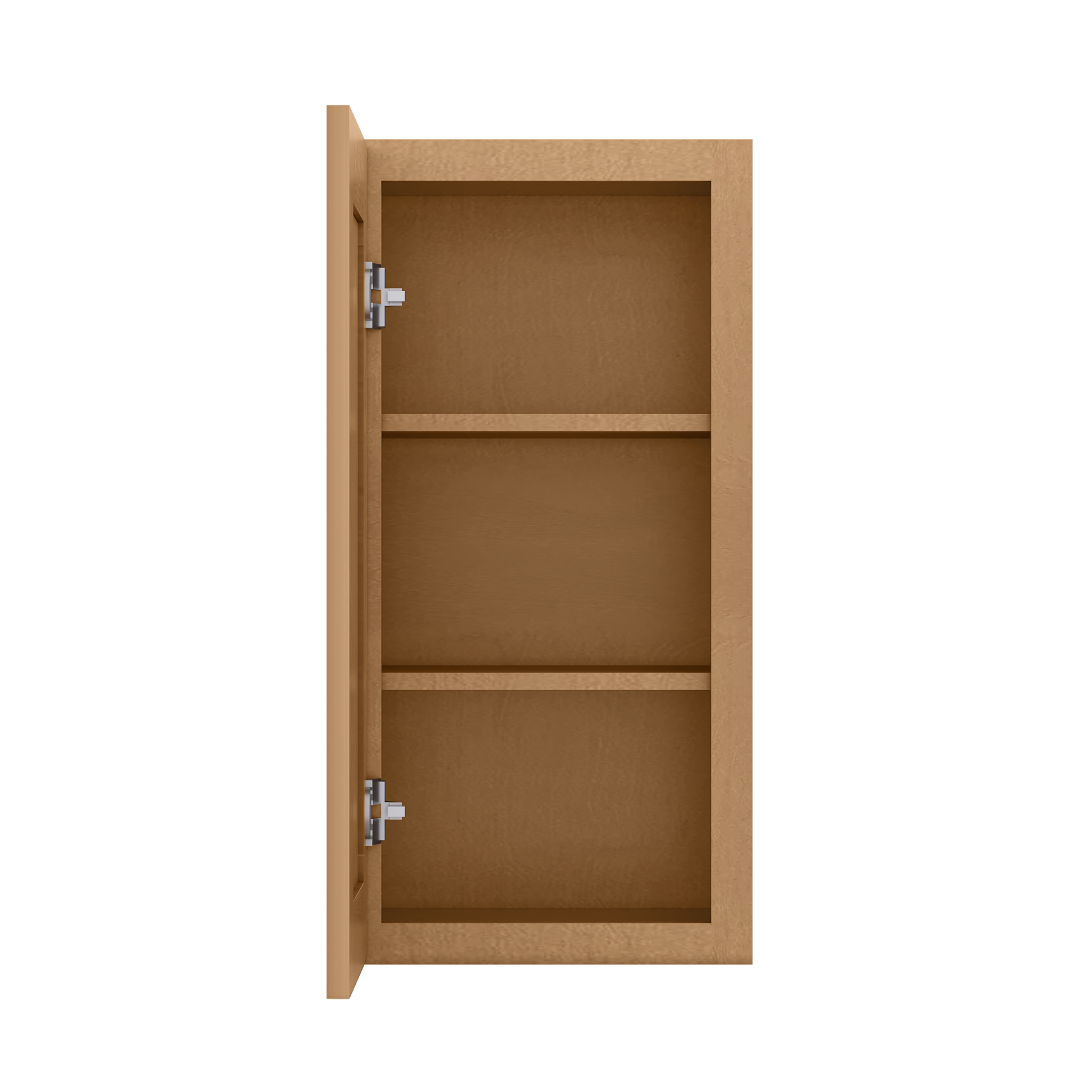 Wall Kitchen Cabinet W1530 Shaker Toffee LessCare 15 in. width 30 in. height 12 in. depth - Kitchen Cabinets