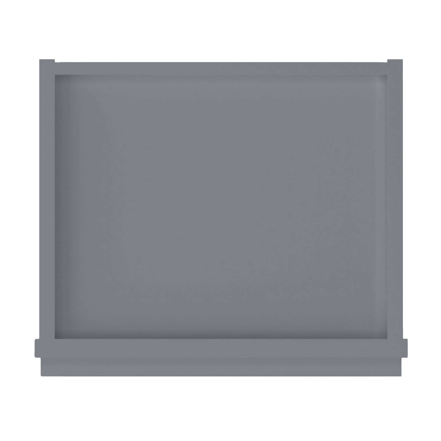 Wall Kitchen Cabinet W1536 Colonial Gray LessCare 15 in. width 36 in. height 12 in. depth - Kitchen Cabinets