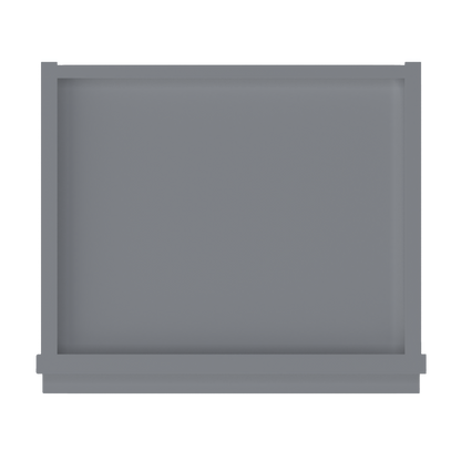 Wall Kitchen Cabinet W1536 Colonial Gray LessCare 15 in. width 36 in. height 12 in. depth - Kitchen Cabinets