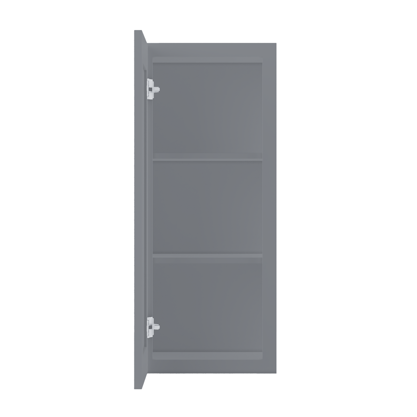 Wall Kitchen Cabinet W1536 Colonial Gray LessCare 15 in. width 36 in. height 12 in. depth - Kitchen Cabinets