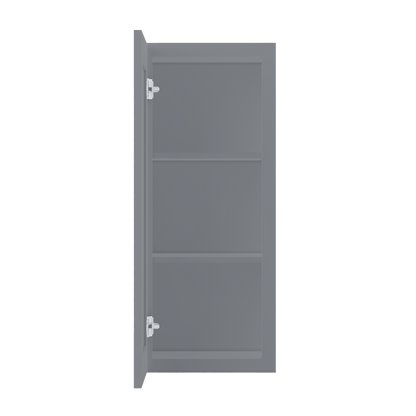 Wall Kitchen Cabinet W1536 Colonial Gray LessCare 15 in. width 36 in. height 12 in. depth - Kitchen Cabinets