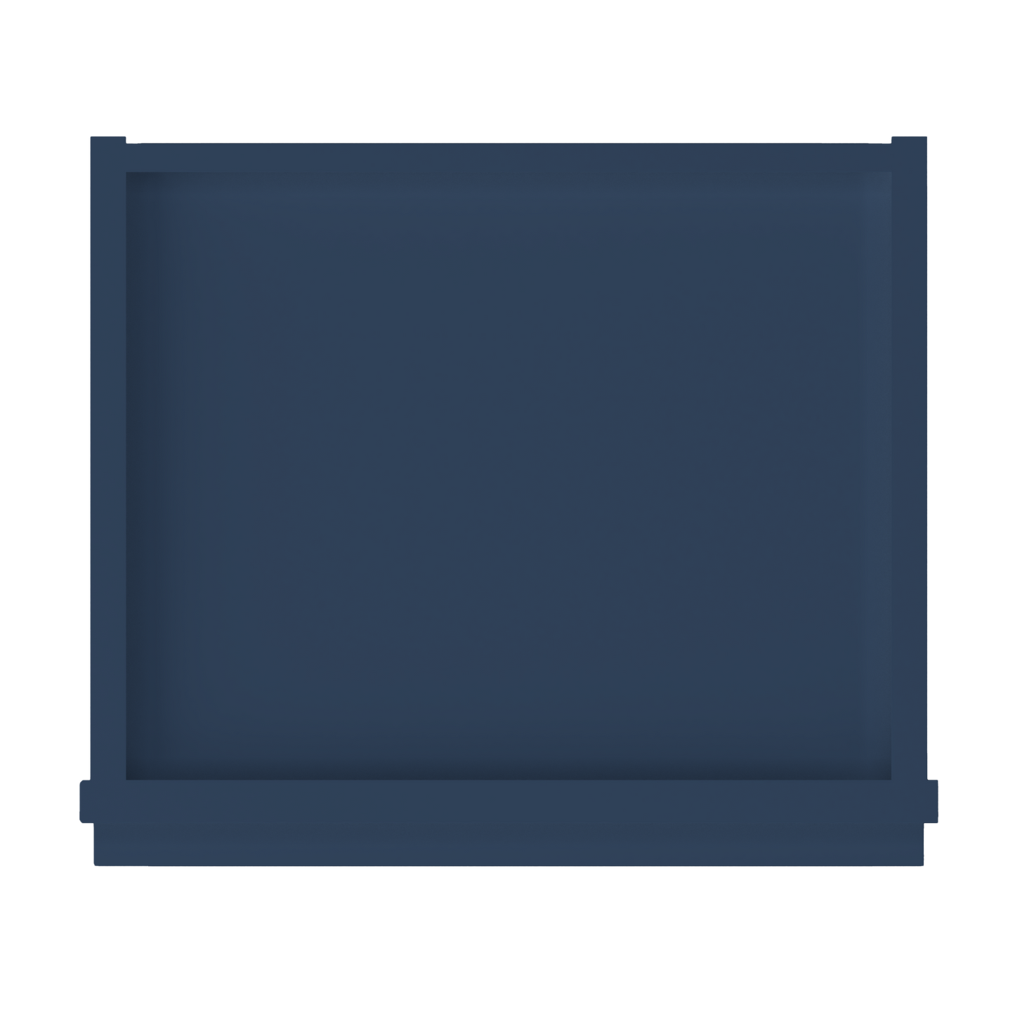 Wall Kitchen Cabinet W1536 Danbury Blue LessCare 15 in. width 36 in. height 12 in. depth - Kitchen Cabinets