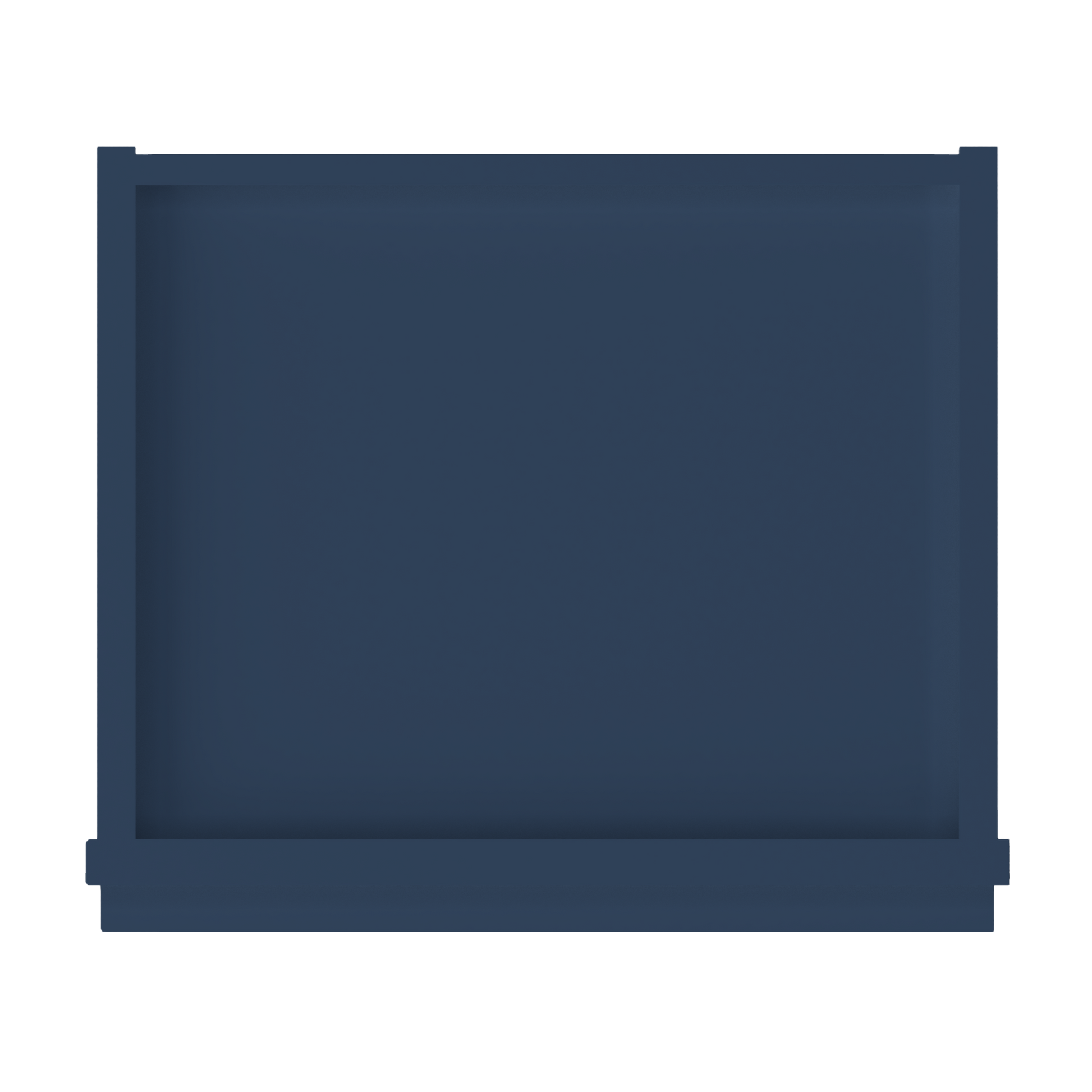 Wall Kitchen Cabinet W1536 Danbury Blue LessCare 15 in. width 36 in. height 12 in. depth - Kitchen Cabinets