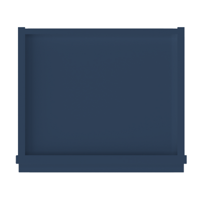 Wall Kitchen Cabinet W1536 Danbury Blue LessCare 15 in. width 36 in. height 12 in. depth - Kitchen Cabinets