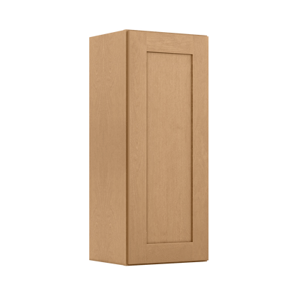 Wall Kitchen Cabinet W1536 Shaker Toffee LessCare 15 in. width 36 in. height 12 in. depth - Kitchen Cabinets