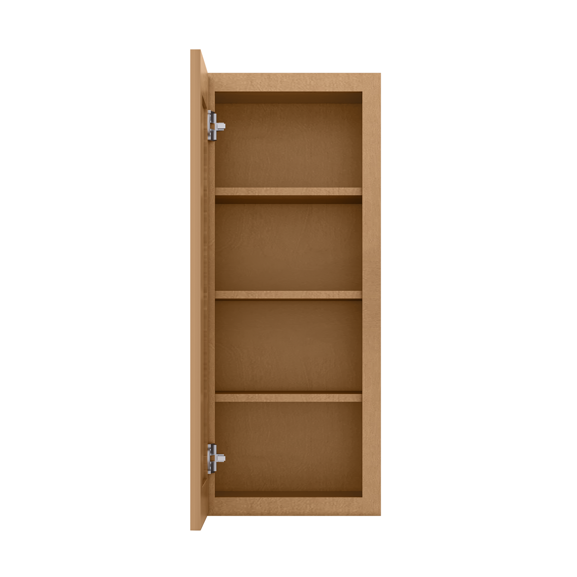 Wall Kitchen Cabinet W1536 Shaker Toffee LessCare 15 in. width 36 in. height 12 in. depth - Kitchen Cabinets