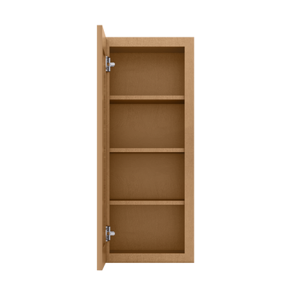 Wall Kitchen Cabinet W1536 Shaker Toffee LessCare 15 in. width 36 in. height 12 in. depth - Kitchen Cabinets