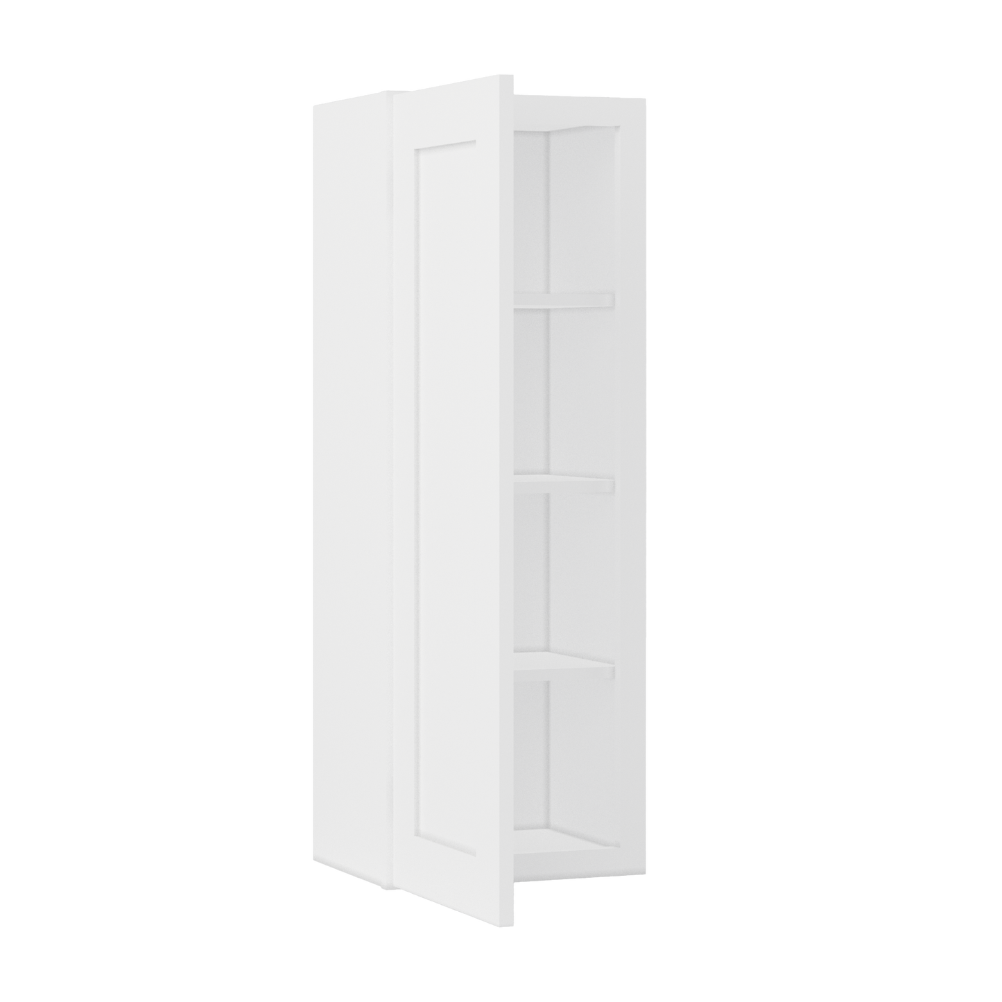 Wall Kitchen Cabinet W1542 Alpina White LessCare 15 in. width 42 in. height 12 in. depth - Kitchen Cabinets