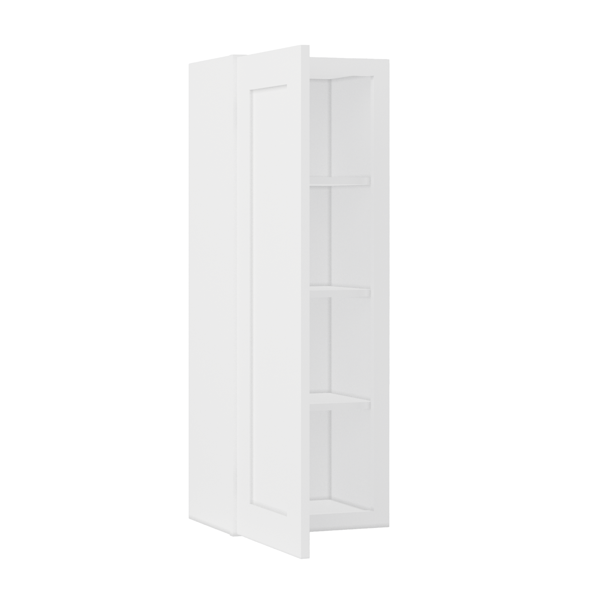 Wall Kitchen Cabinet W1542 Alpina White LessCare 15 in. width 42 in. height 12 in. depth - Kitchen Cabinets
