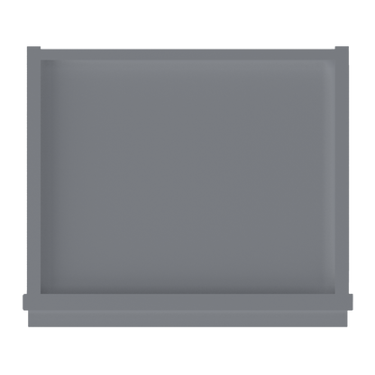 Wall Kitchen Cabinet W1542 Colonial Gray LessCare 15 in. width 42 in. height 12 in. depth - Kitchen Cabinets