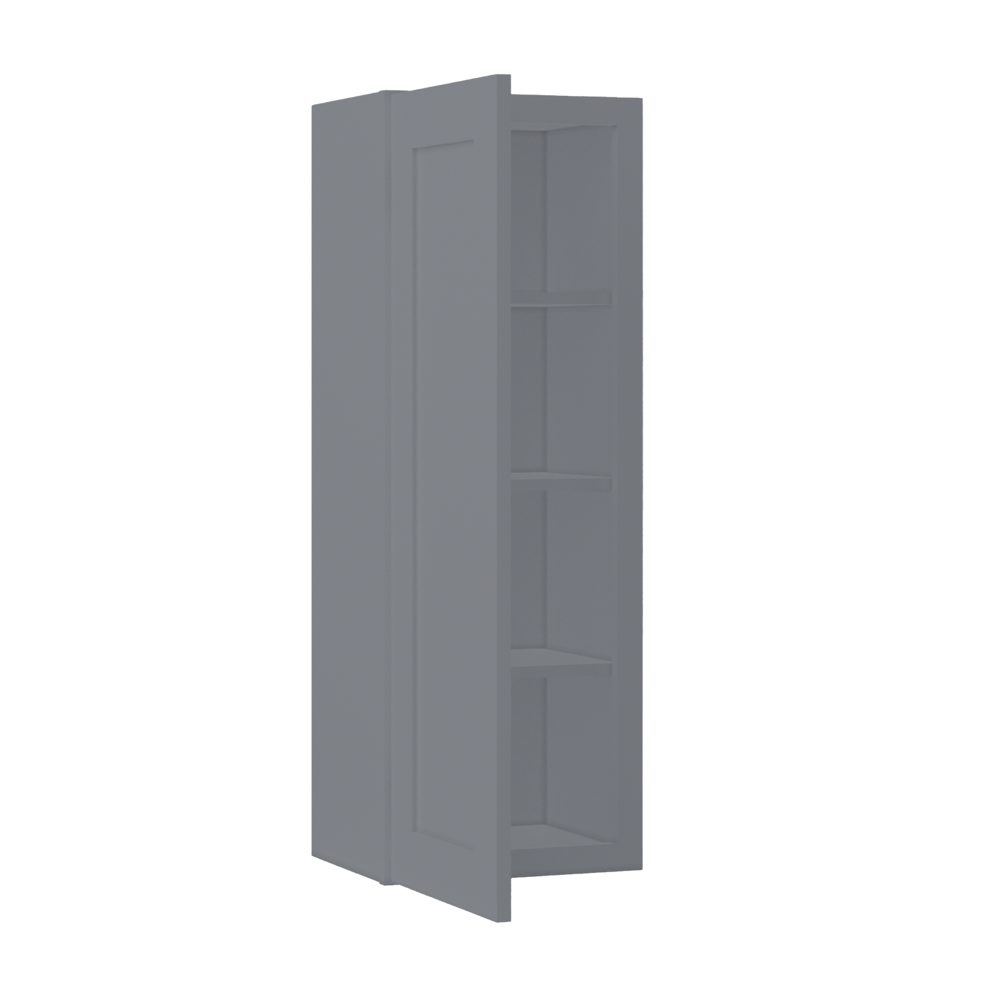 Wall Kitchen Cabinet W1542 Colonial Gray LessCare 15 in. width 42 in. height 12 in. depth - Kitchen Cabinets