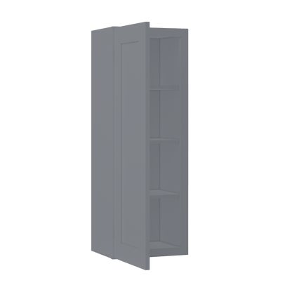 Wall Kitchen Cabinet W1542 Colonial Gray LessCare 15 in. width 42 in. height 12 in. depth - Kitchen Cabinets
