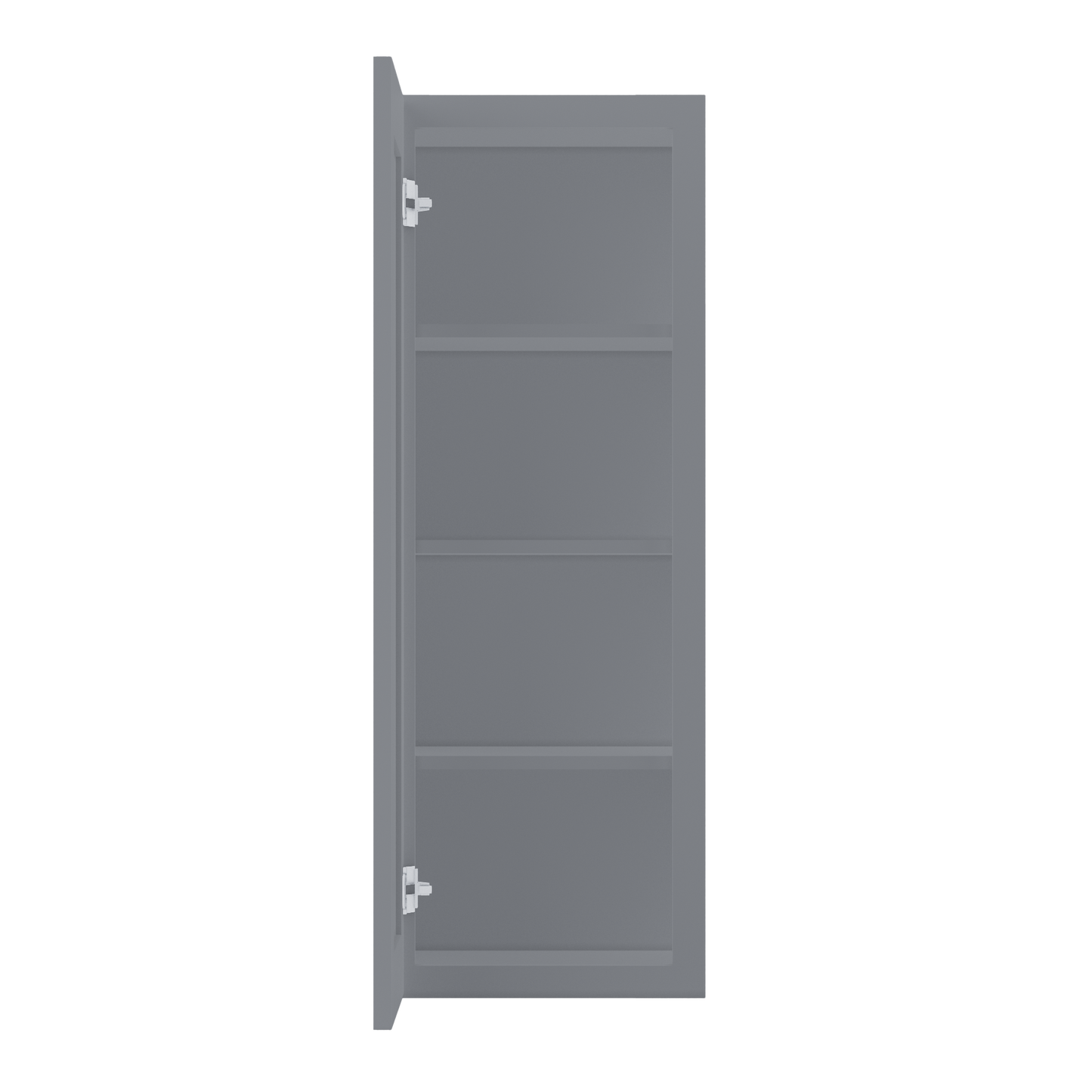 Wall Kitchen Cabinet W1542 Colonial Gray LessCare 15 in. width 42 in. height 12 in. depth - Kitchen Cabinets