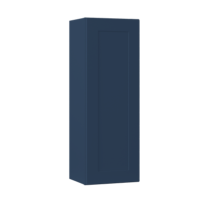 Wall Kitchen Cabinet W1542 Danbury Blue LessCare 15 in. width 42 in. height 12 in. depth - Kitchen Cabinets