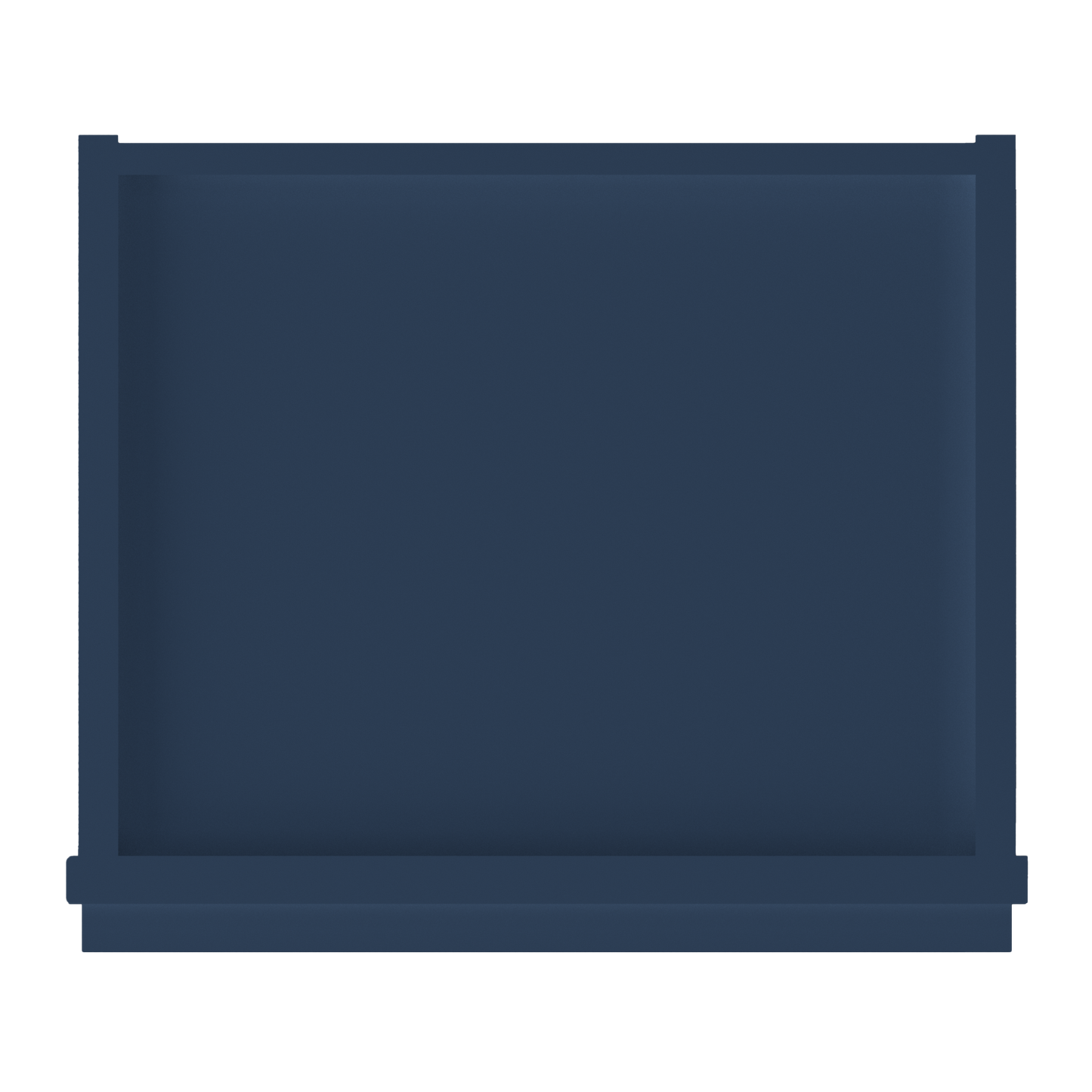 Wall Kitchen Cabinet W1542 Danbury Blue LessCare 15 in. width 42 in. height 12 in. depth - Kitchen Cabinets