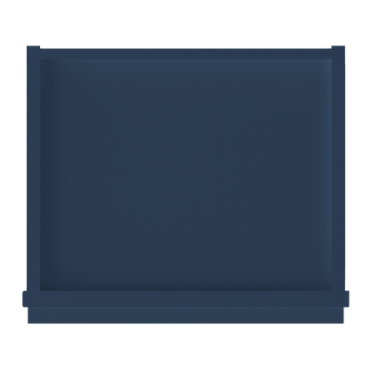 Wall Kitchen Cabinet W1542 Danbury Blue LessCare 15 in. width 42 in. height 12 in. depth - Kitchen Cabinets
