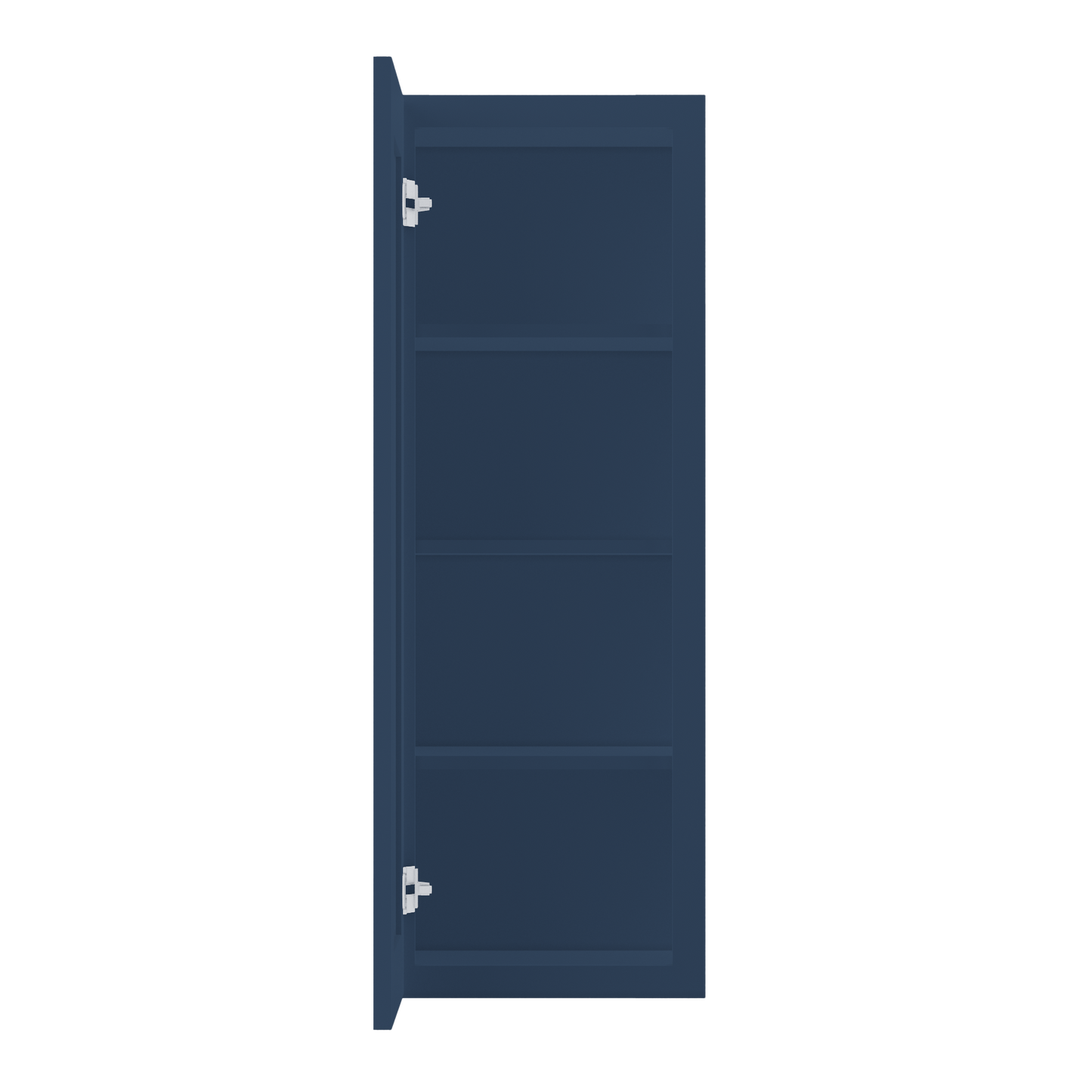 Wall Kitchen Cabinet W1542 Danbury Blue LessCare 15 in. width 42 in. height 12 in. depth - Kitchen Cabinets