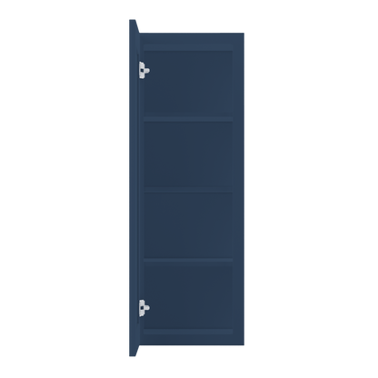 Wall Kitchen Cabinet W1542 Danbury Blue LessCare 15 in. width 42 in. height 12 in. depth - Kitchen Cabinets