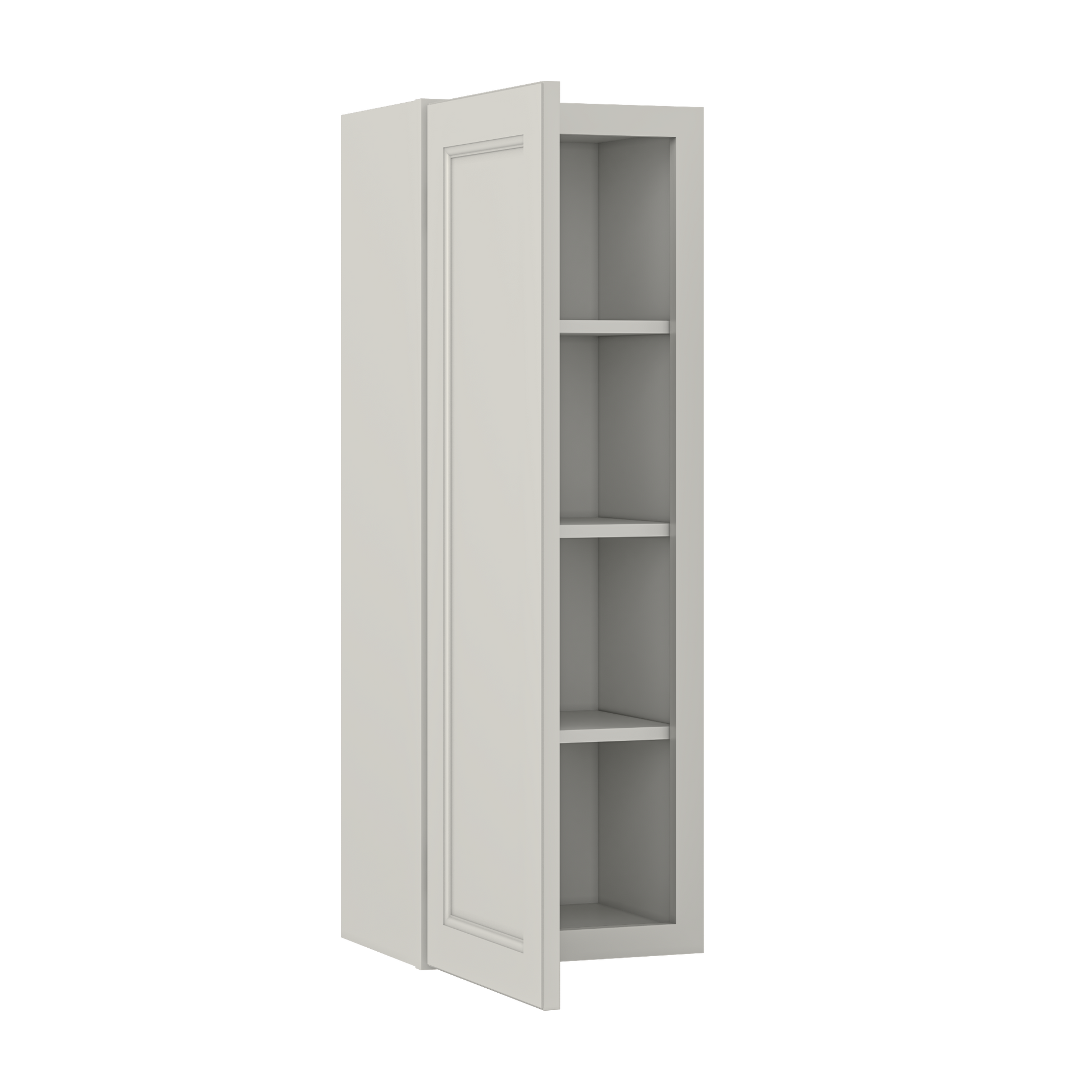 Wall Kitchen Cabinet W1542 Milan Pearl 15 in. width 42 in. height 12 in. depth - Kitchen Cabinets