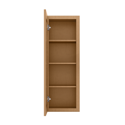 Wall Kitchen Cabinet W1542 Shaker Toffee LessCare 15 in. width 42 in. height 12 in. depth - Kitchen Cabinets