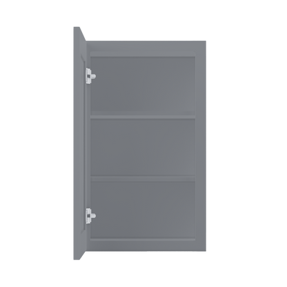 Wall Kitchen Cabinet W1830 Colonial Gray LessCare 18 in. width 30 in. height 12 in. depth - Kitchen Cabinets